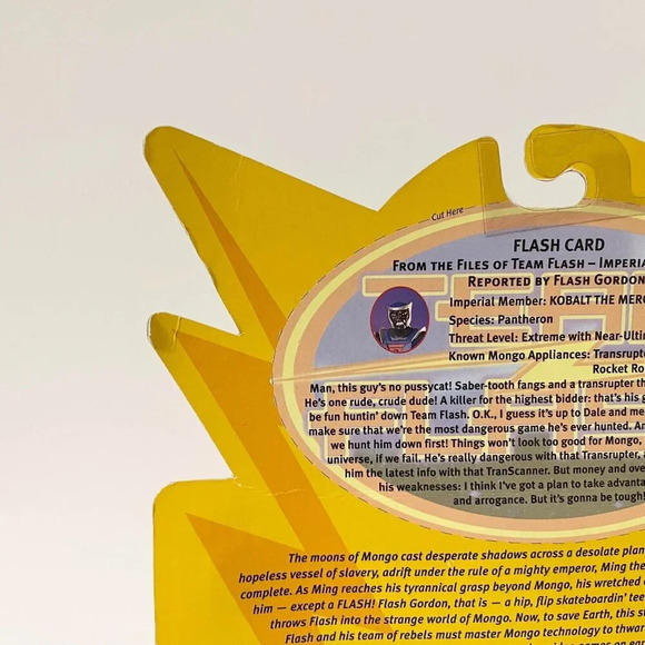 Vintage 1996 Playmates Flash Gordon Action Figures Kobalt the Mercenary Flaws - Picture 11 of 16